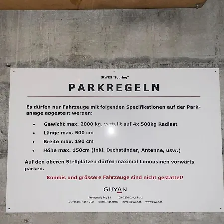 아파트 Residenz Von Swisspartments 다보스